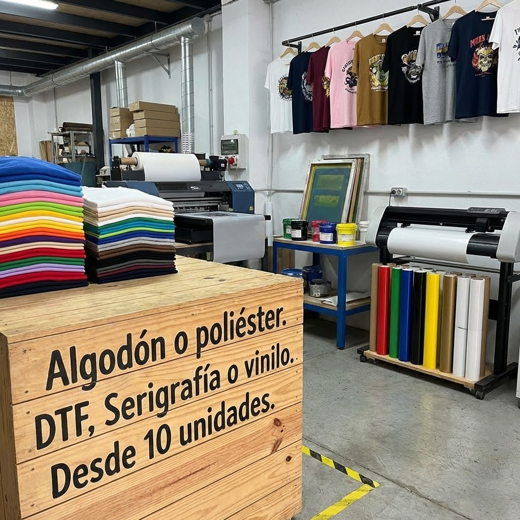 Remera con estampado corporativo